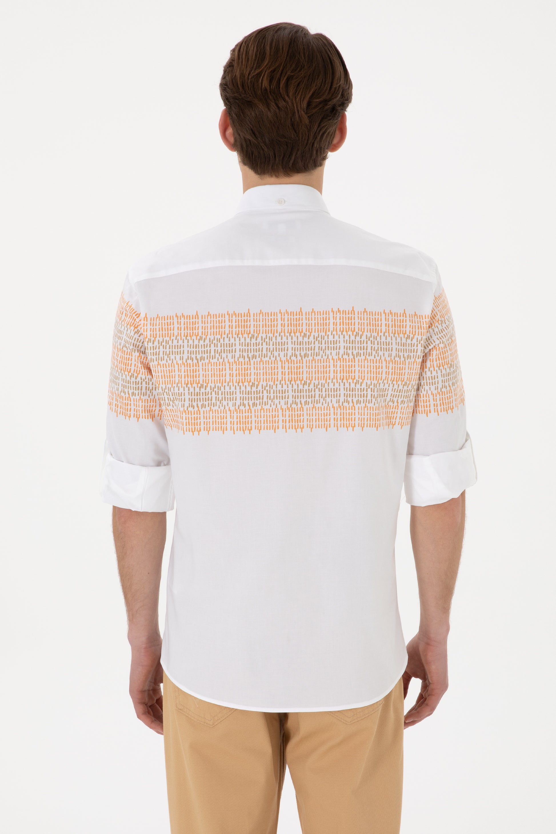 Men's Camel Long Sleeve Shirt