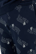 Men's Navy Blue Pajama Set