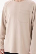 Men's Beige Sweatshirt