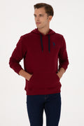 Men's Burgundy Basic Sweatshirt