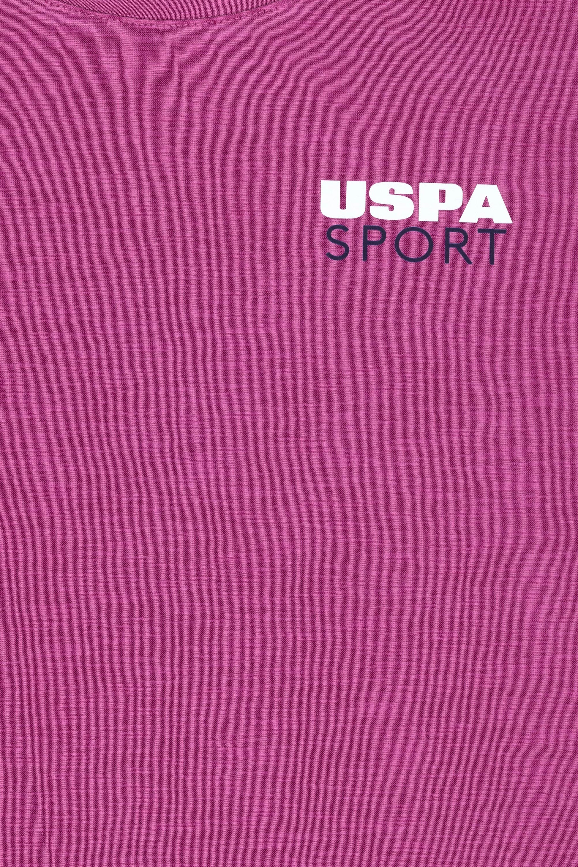 Girls' Violet Crew Neck T-Shirt