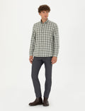Khaki Regular Fit Long Sleeve Shirt