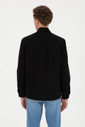 Men's Black Long Sleeve Shirt