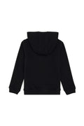 Boy's Black Basic Zipper Sweatshirt