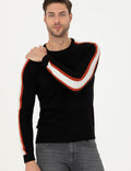 Black Slim Fit Sweater