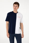 Men's Comfort Fit Crew Neck Navy T-Shirt