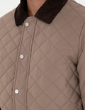 Mink Quilted Pocket Coat