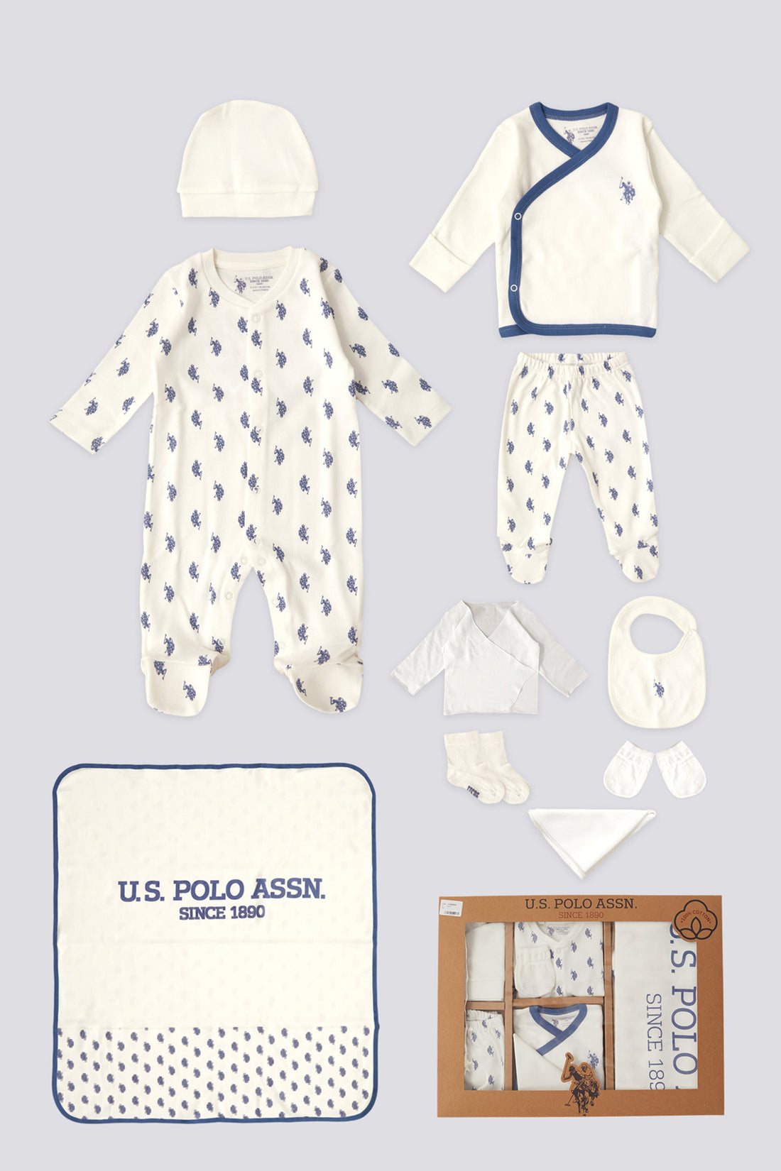 Baby Boy Cream Pajama Set