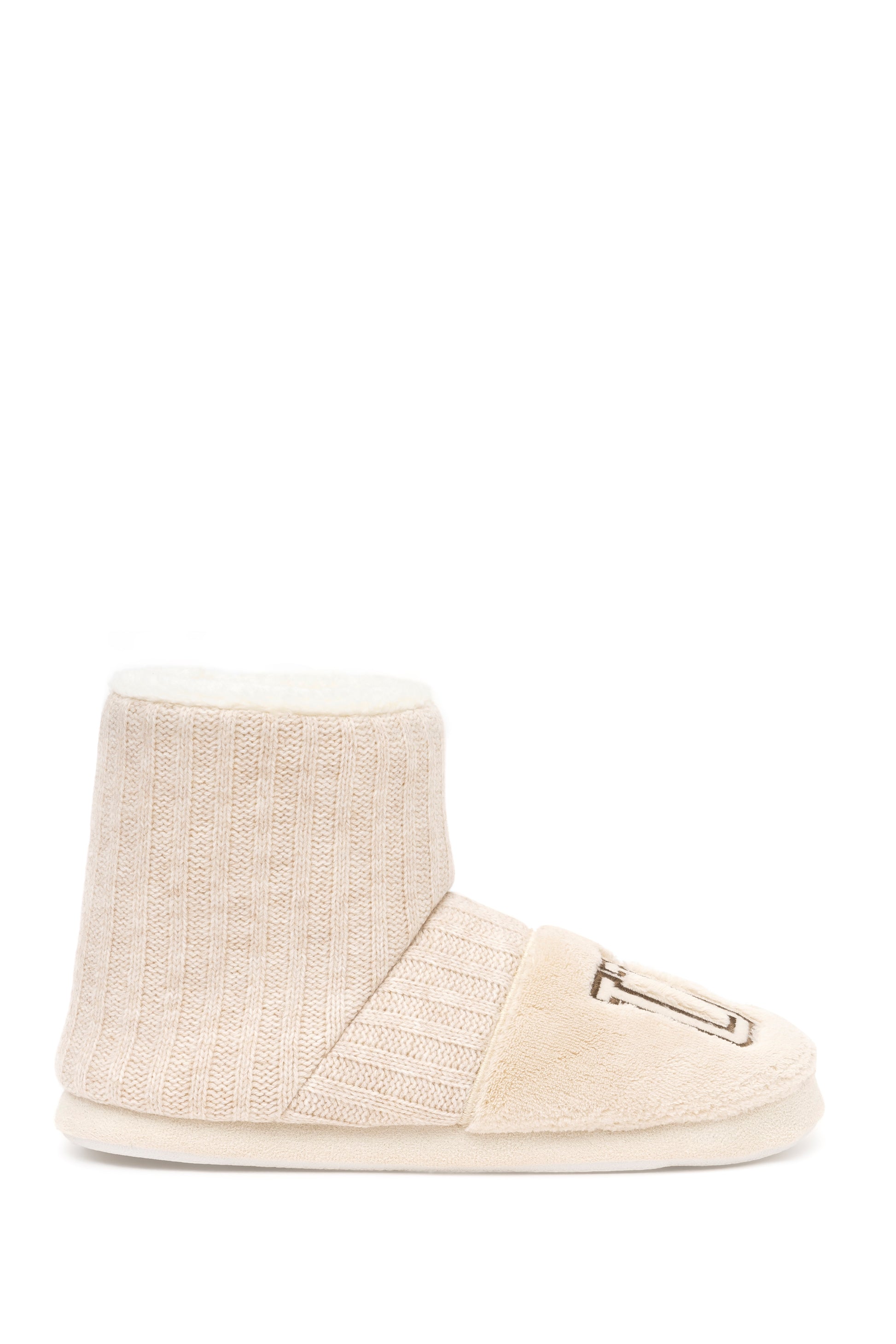 Women's Beige Slippers