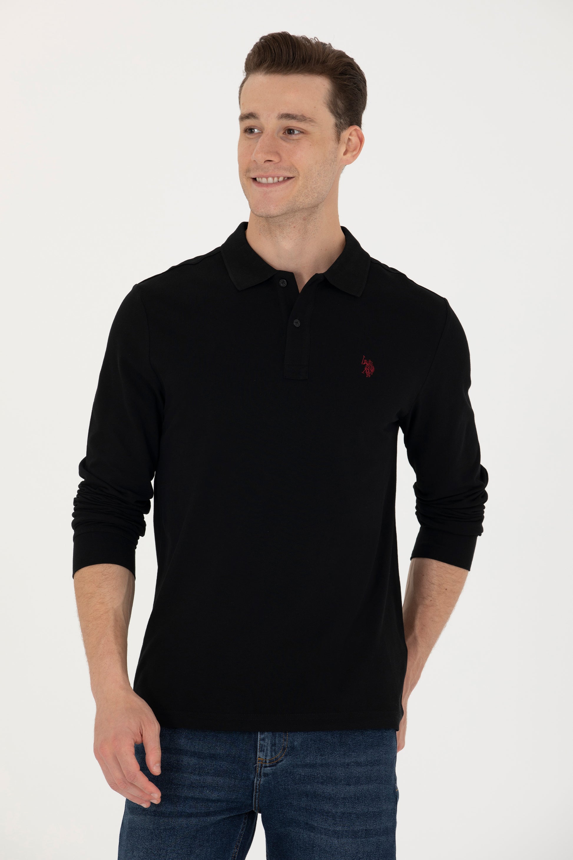 Men's Black Basic Sweatshirt