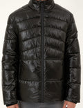 Black Shiny Inflatable Coat