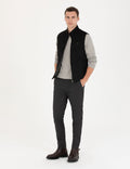 Black Slim Fit Canvas Pants