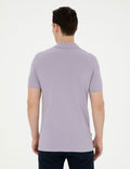 Lilac Slim Fit Basic T-Shirt