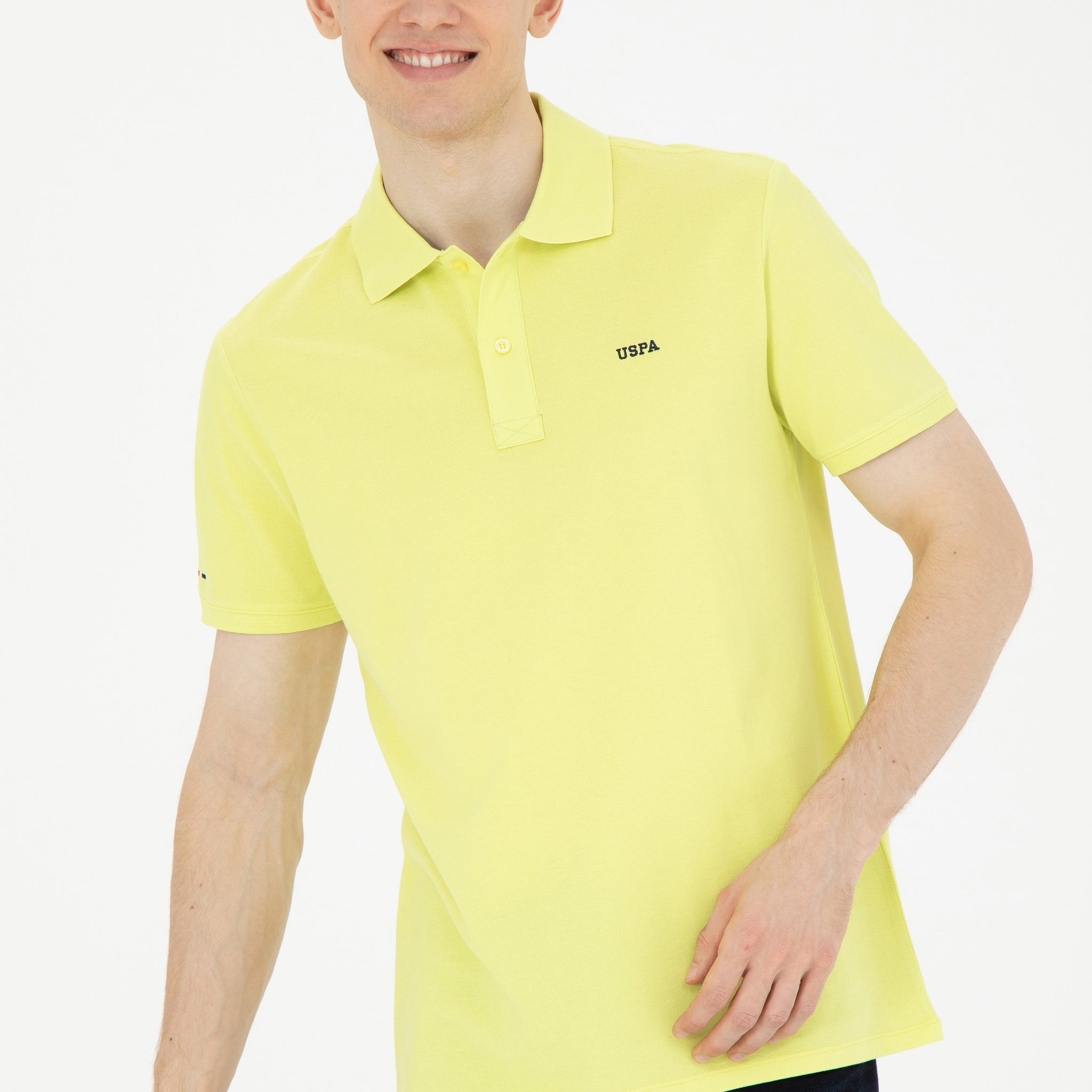 Men's Peanut Green Basic T-Shirt