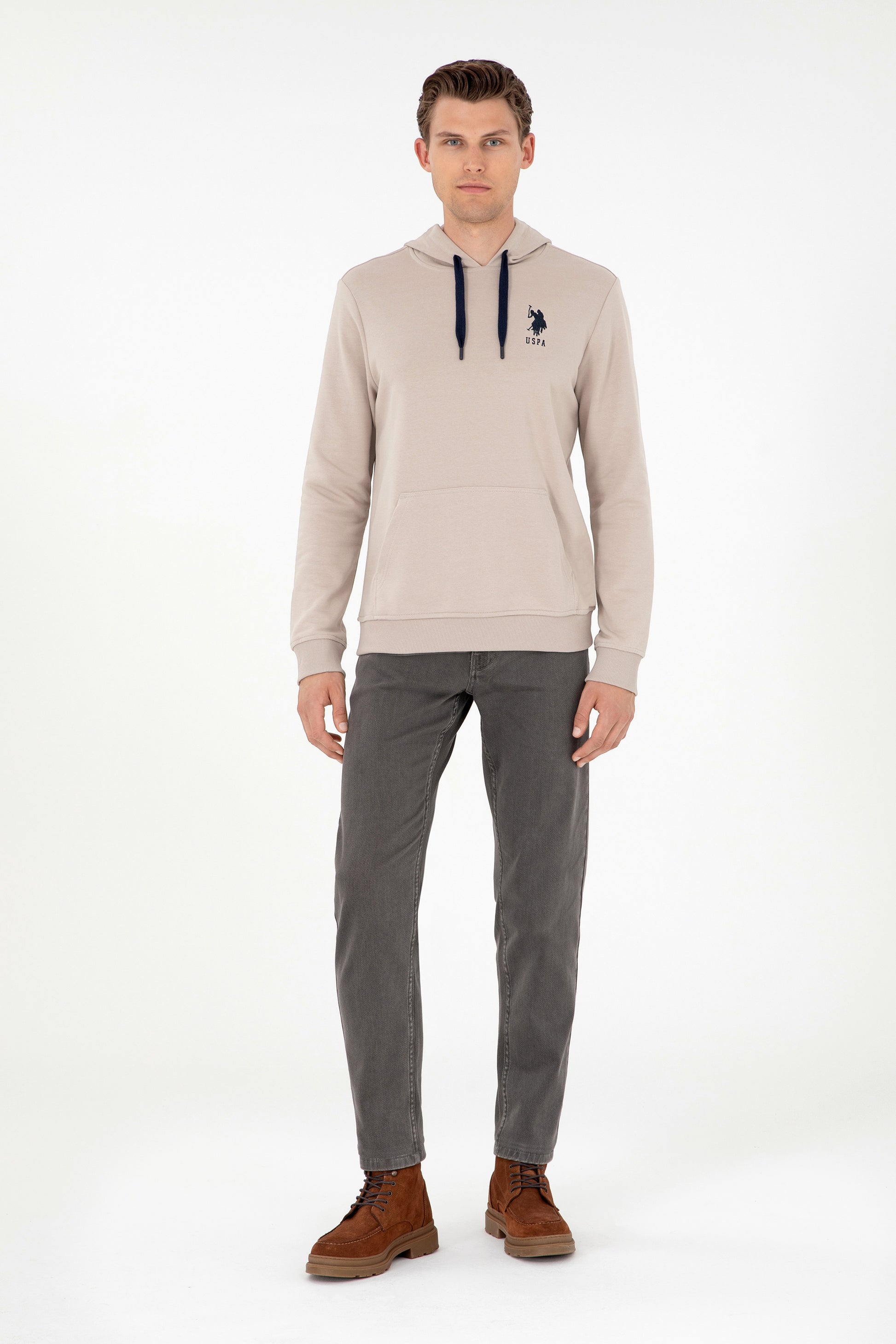 Men's Stone Basic Sweatshirt