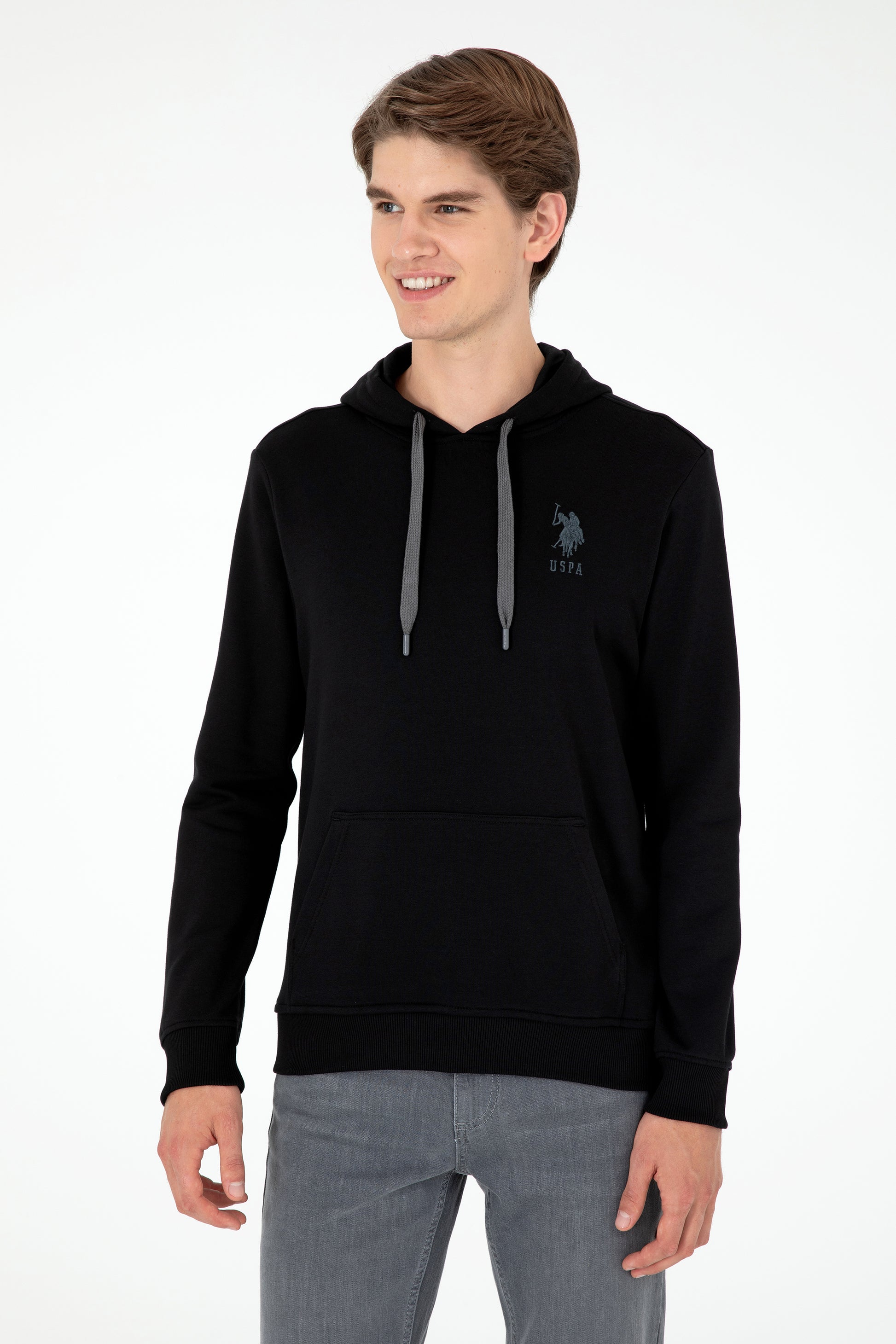 Men's Black Basic Sweatshirt