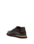 Brown 100% Leather Casual Shoes