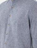 Navy Blue Regular Fit Long Sleeve Shirt