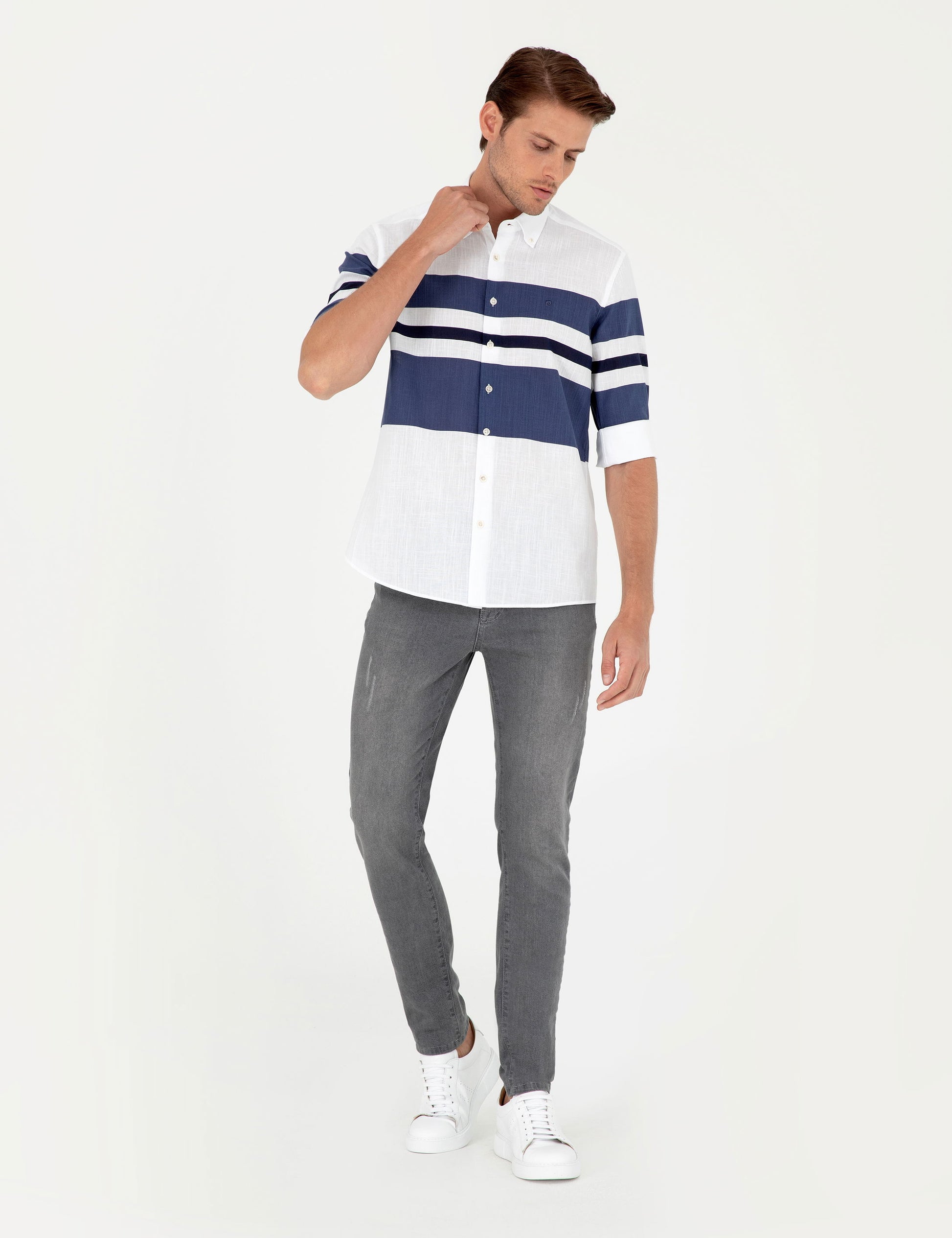 Light Blue Regular Fit Long Sleeve Shirt