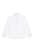 Boy's White Long Sleeve Shirt