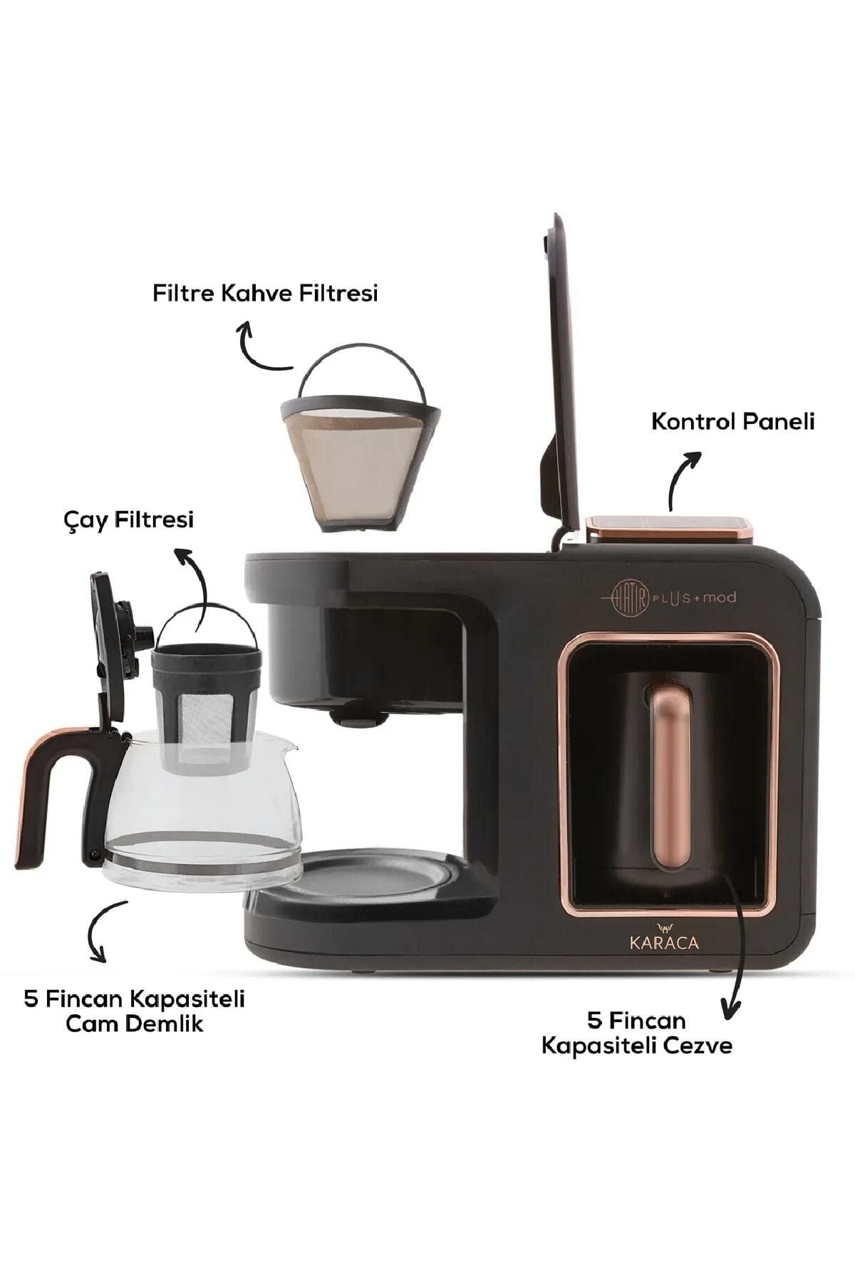 Souvenir Plus+ Mod 5 In 1 Coffee Maker Rose