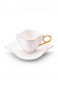 Endless Love 2 Seater Coffee Cup Set White Gold 100 ml