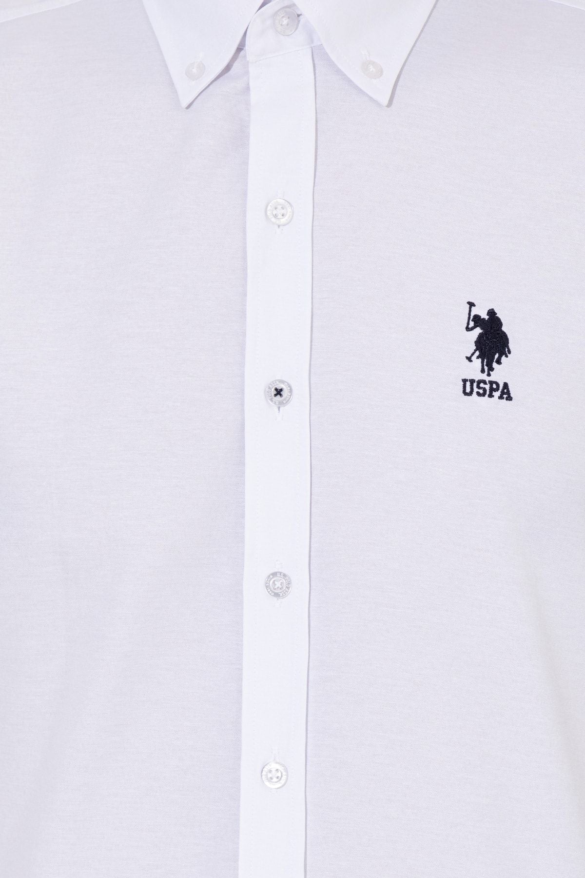 U.S. Polo Assn. Men's Woven Regular Fit White Shirt