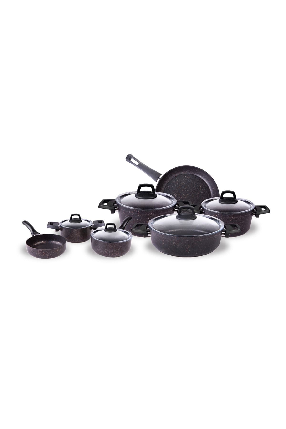 Biogranite Blackgold 12 Piece Cookware Set