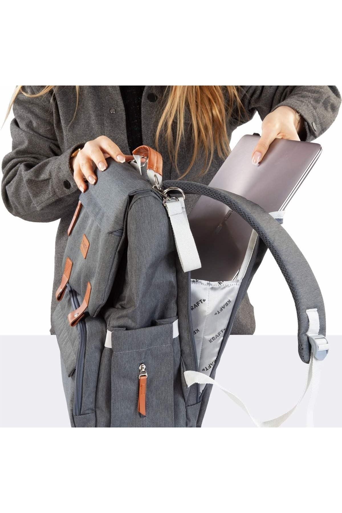 Moon Baby Care Backpack - Dark Grey