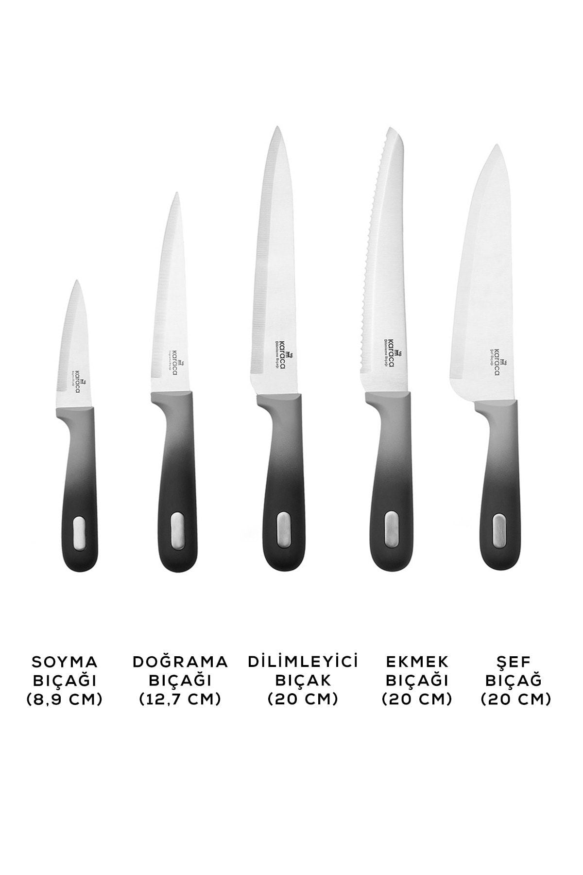 Moonlight Round 6 Piece Knife Set