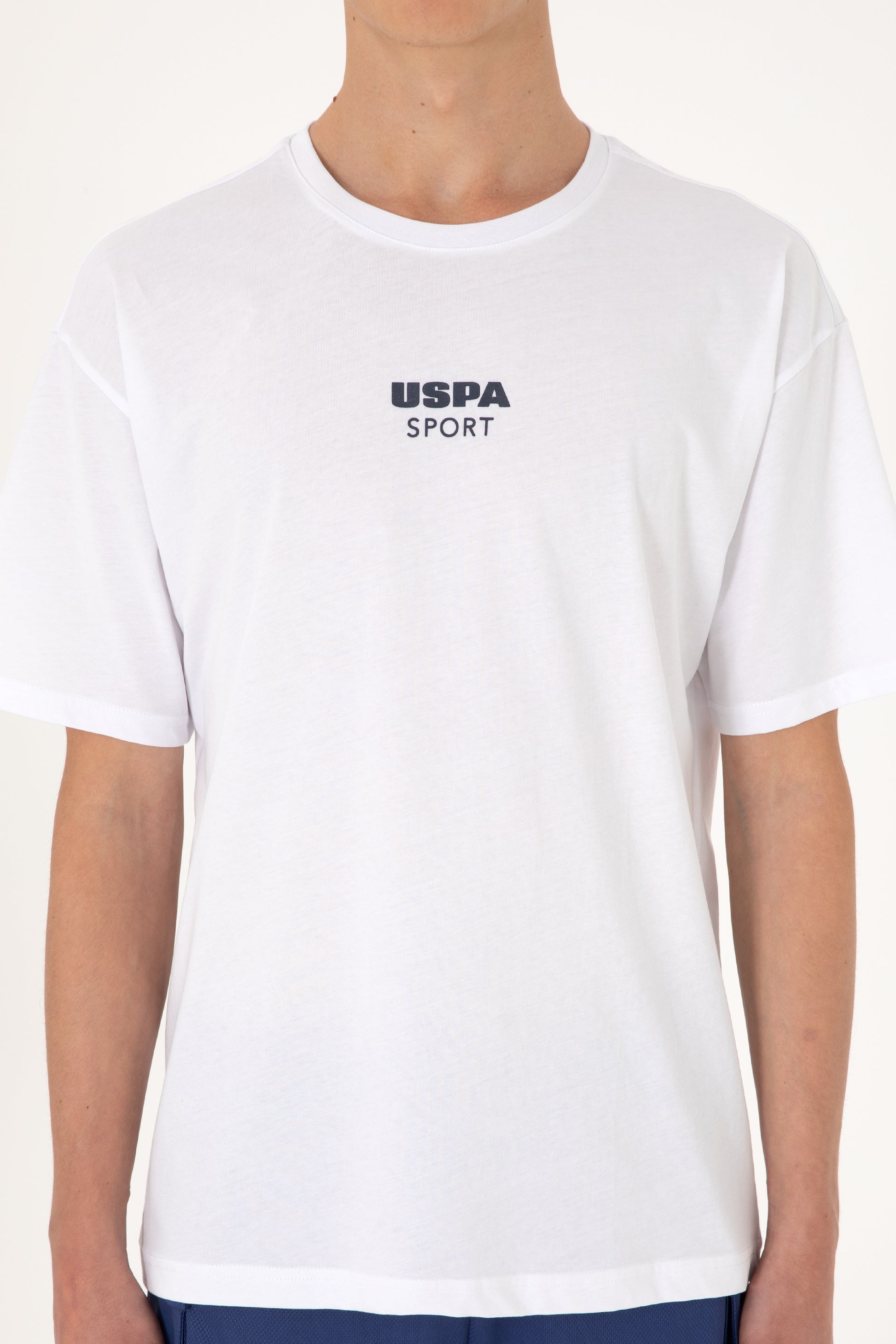 Men's Comfort Fit Crew Neck White T-Shirt