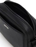 Men's Black Shoulder Bag