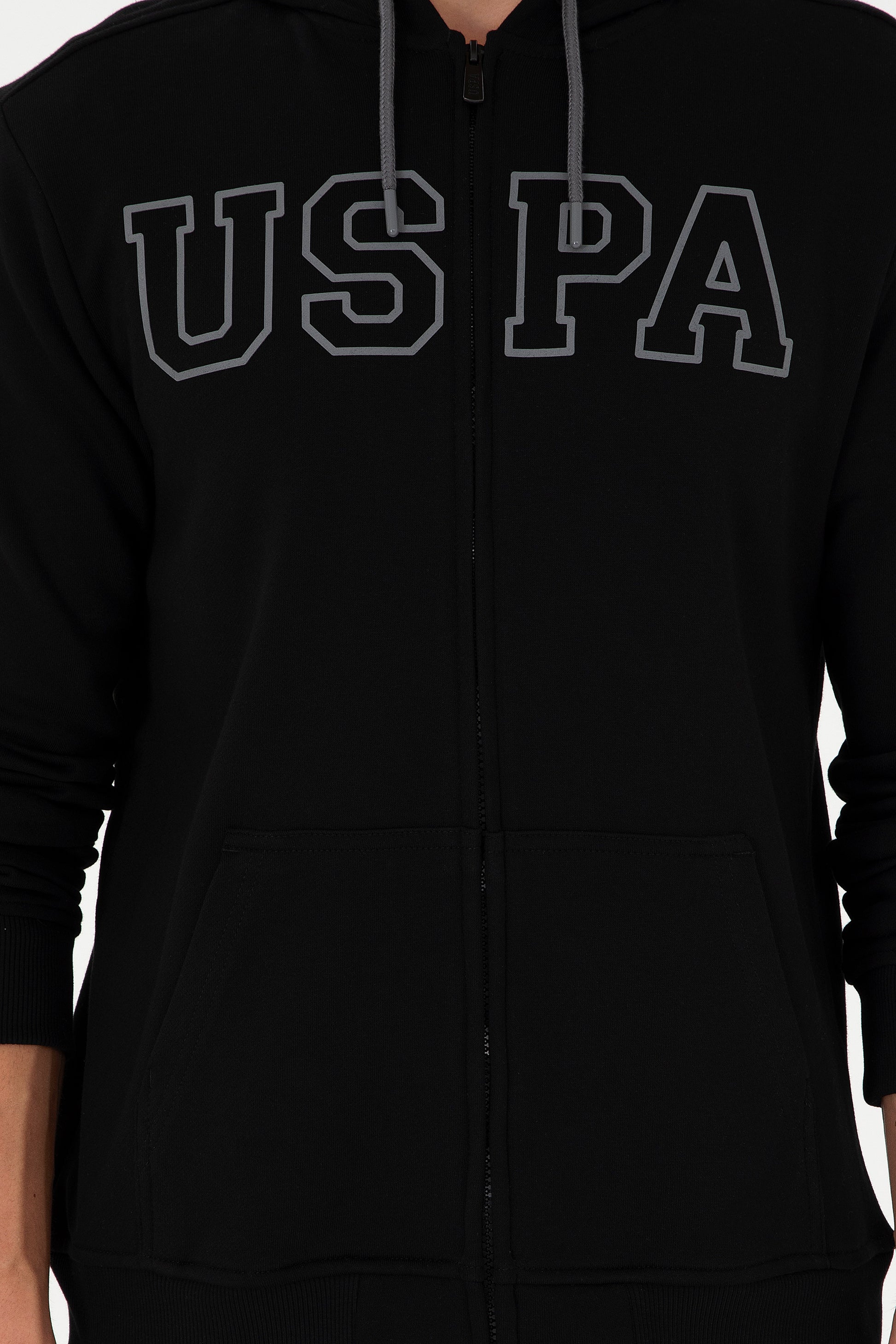 Men's Black Knitted Cardigan