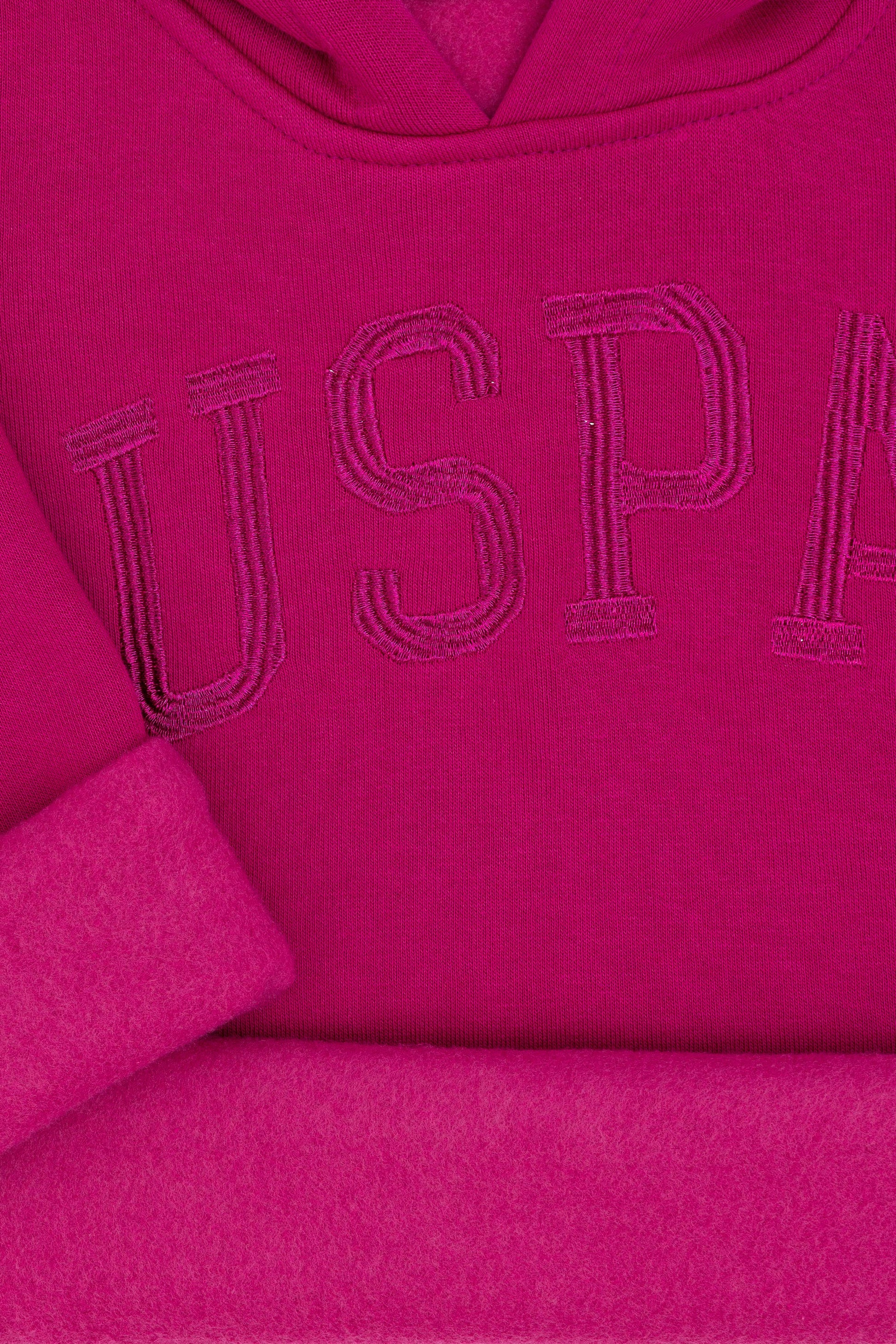 Girl's Fuchsia Basic Sweatshirt