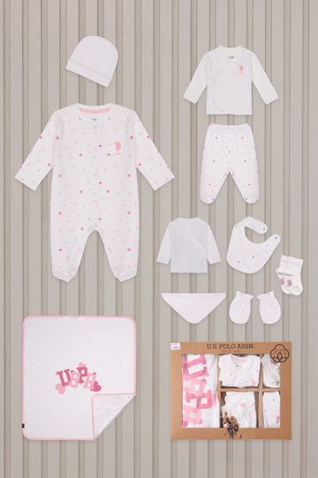 Baby Girl White Hospital Outlet Set of 10