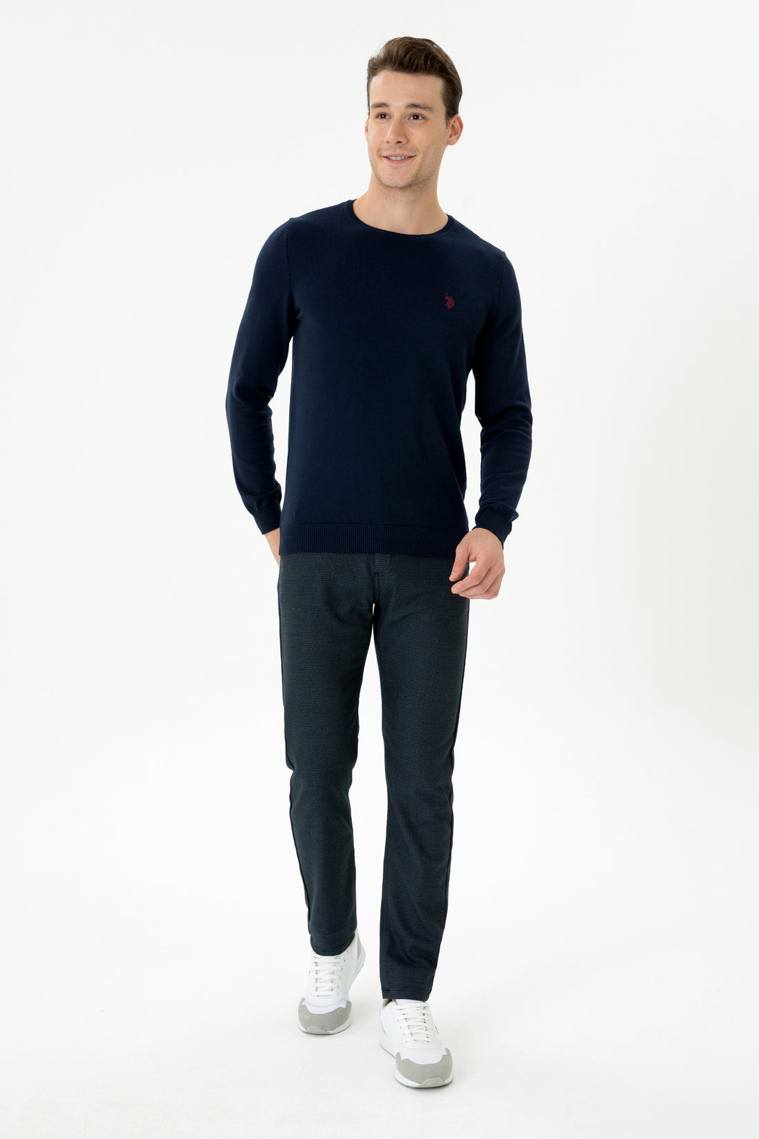 Men's Navy Blue Canvas Pants