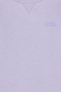 Girls' Lilac Basic Chiffon Crew Neck Sweatshirt