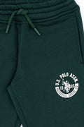 Boy's Dark Green Sweatpants