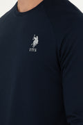 Men's Navy Blue Basic Sweatshirt