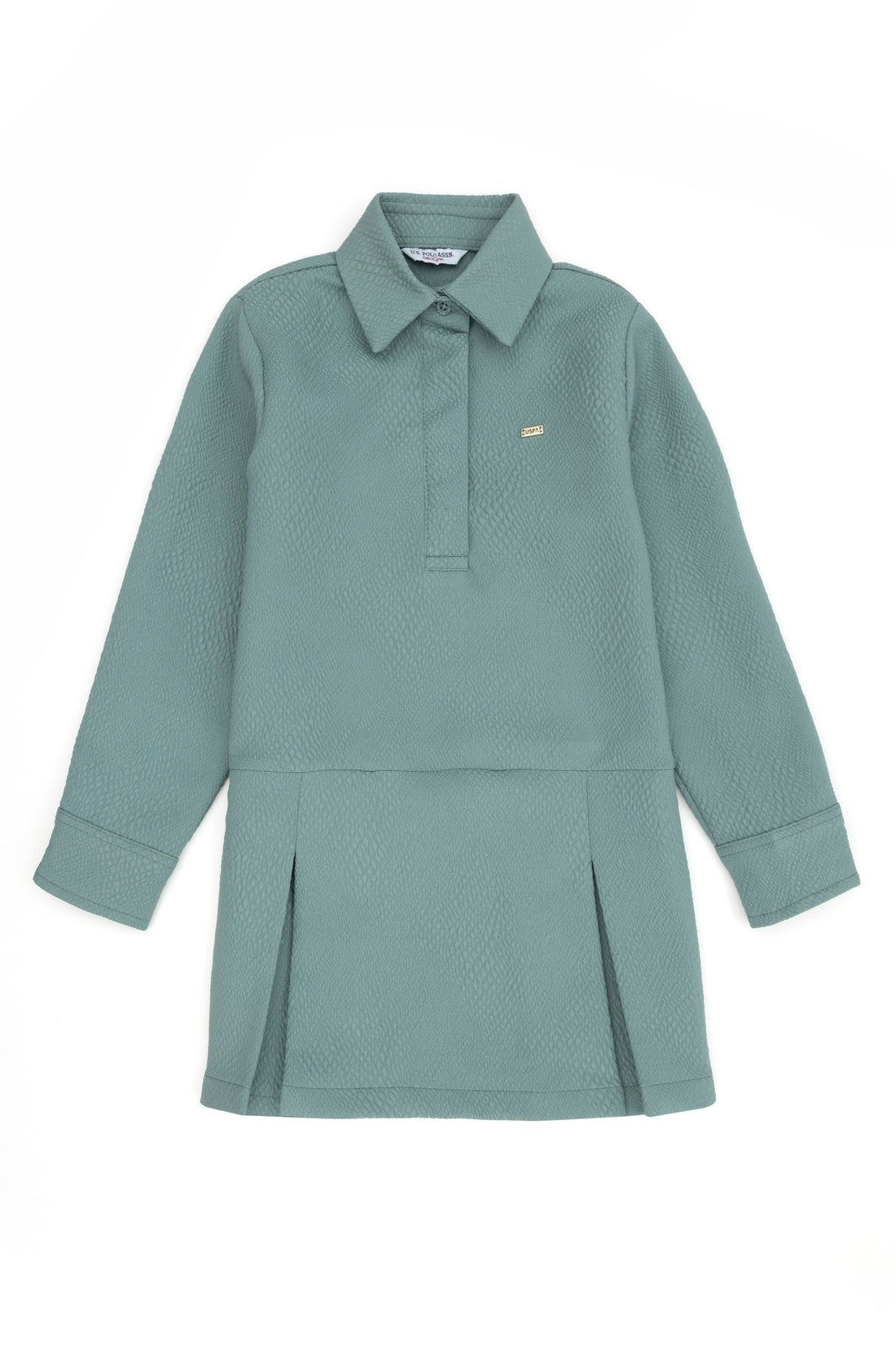 Girl's Mint Woven Dress