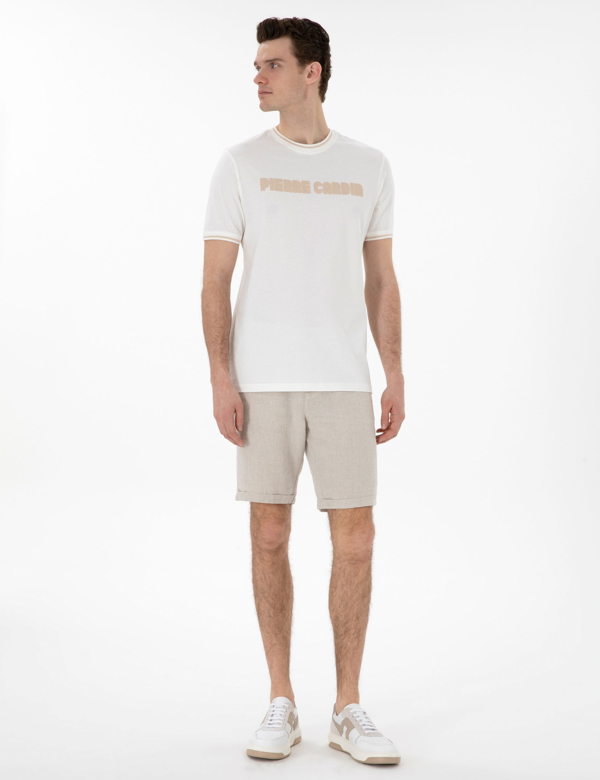 Ecru Regular Fit T-Shirt