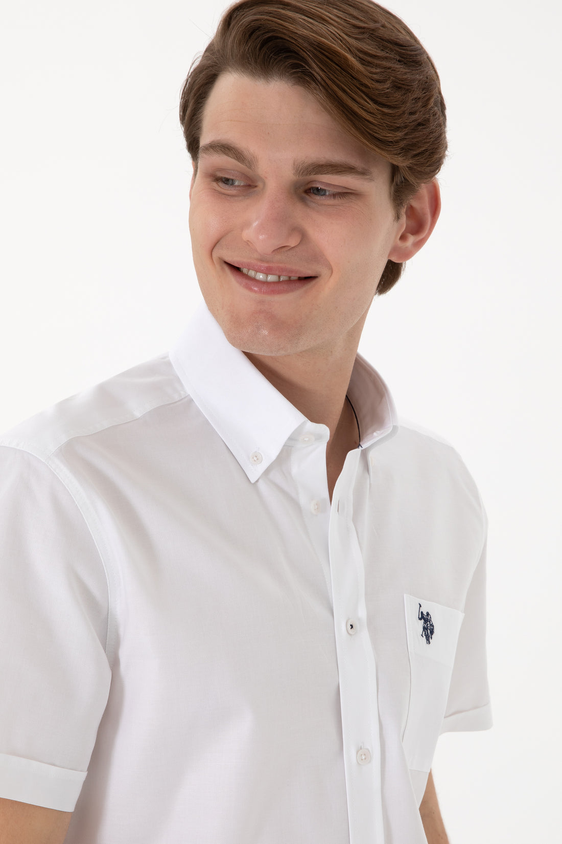 Men's White Short Sleeve Shirt