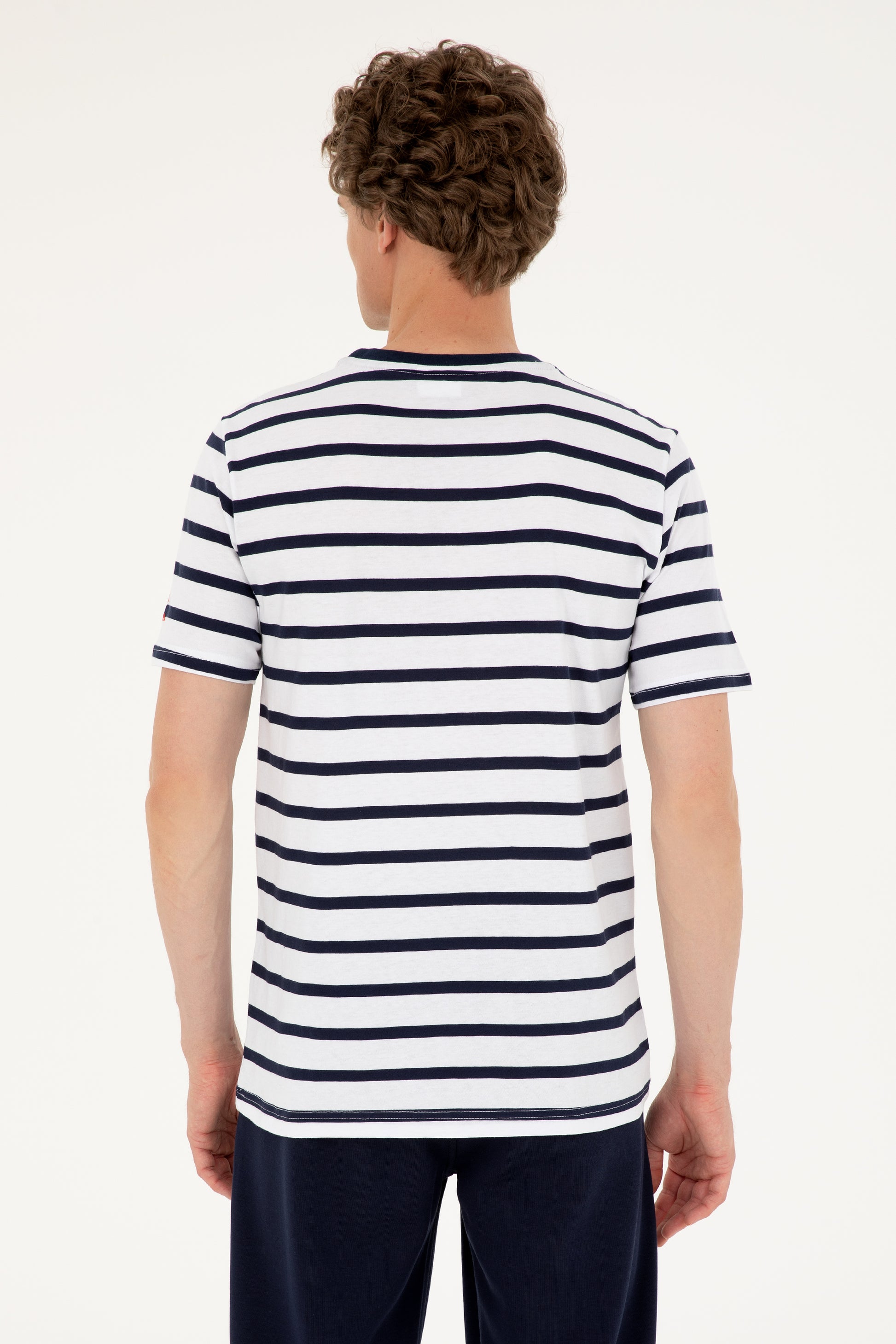 Men's Regular Fit Crew Neck White T-Shirt