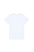 Boy's White Crew Neck T-Shirt