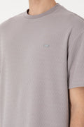 Men's Comfort Fit Crew Neck Dark Grey T-Shirt