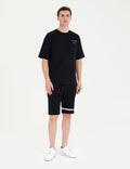 Black Regular Fit Crew Neck T-Shirt