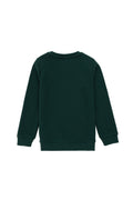 Boy's Dark Green Basic Sweatshirt