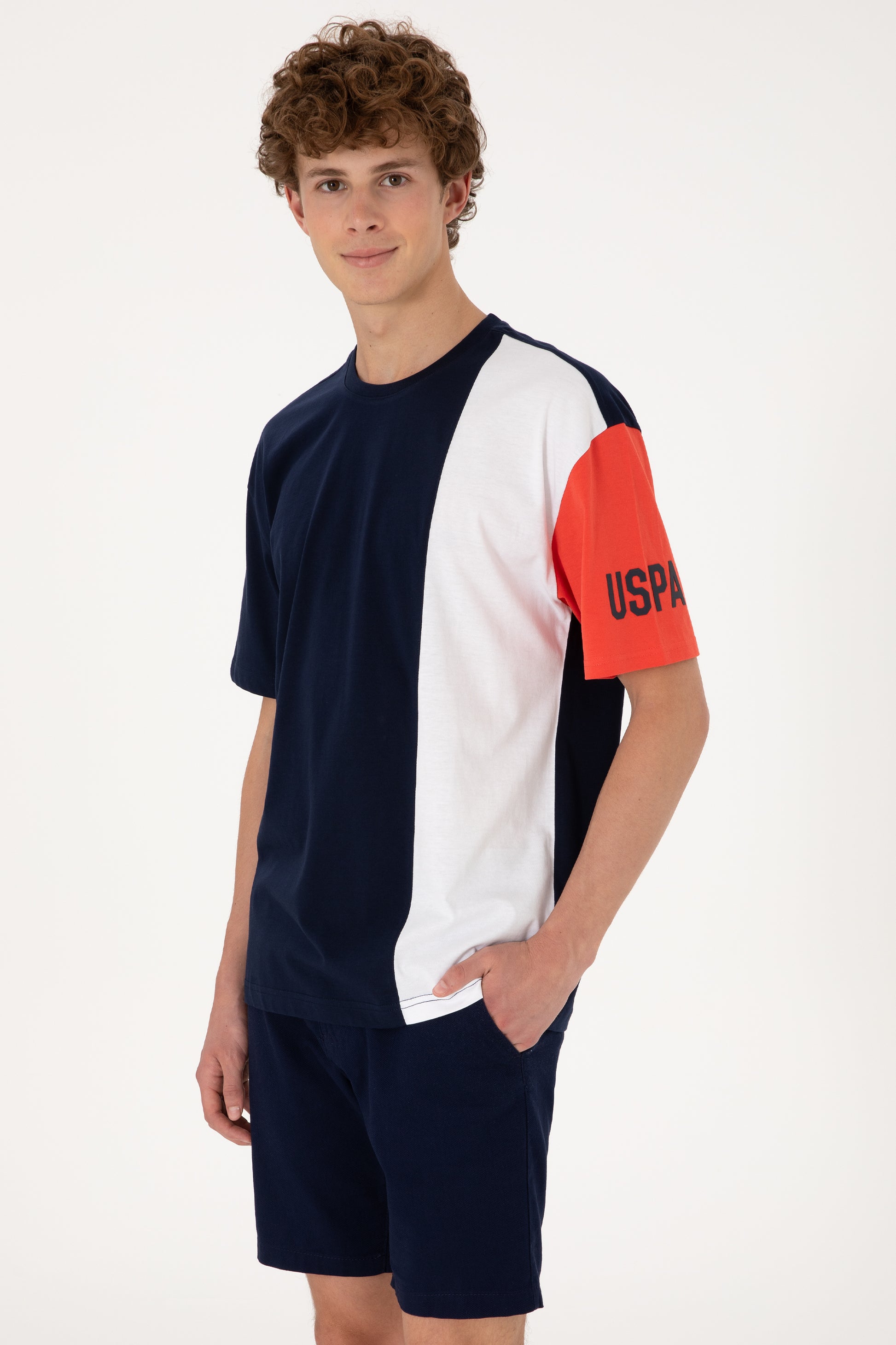 Men's Comfort Fit Crew Neck Navy T-Shirt