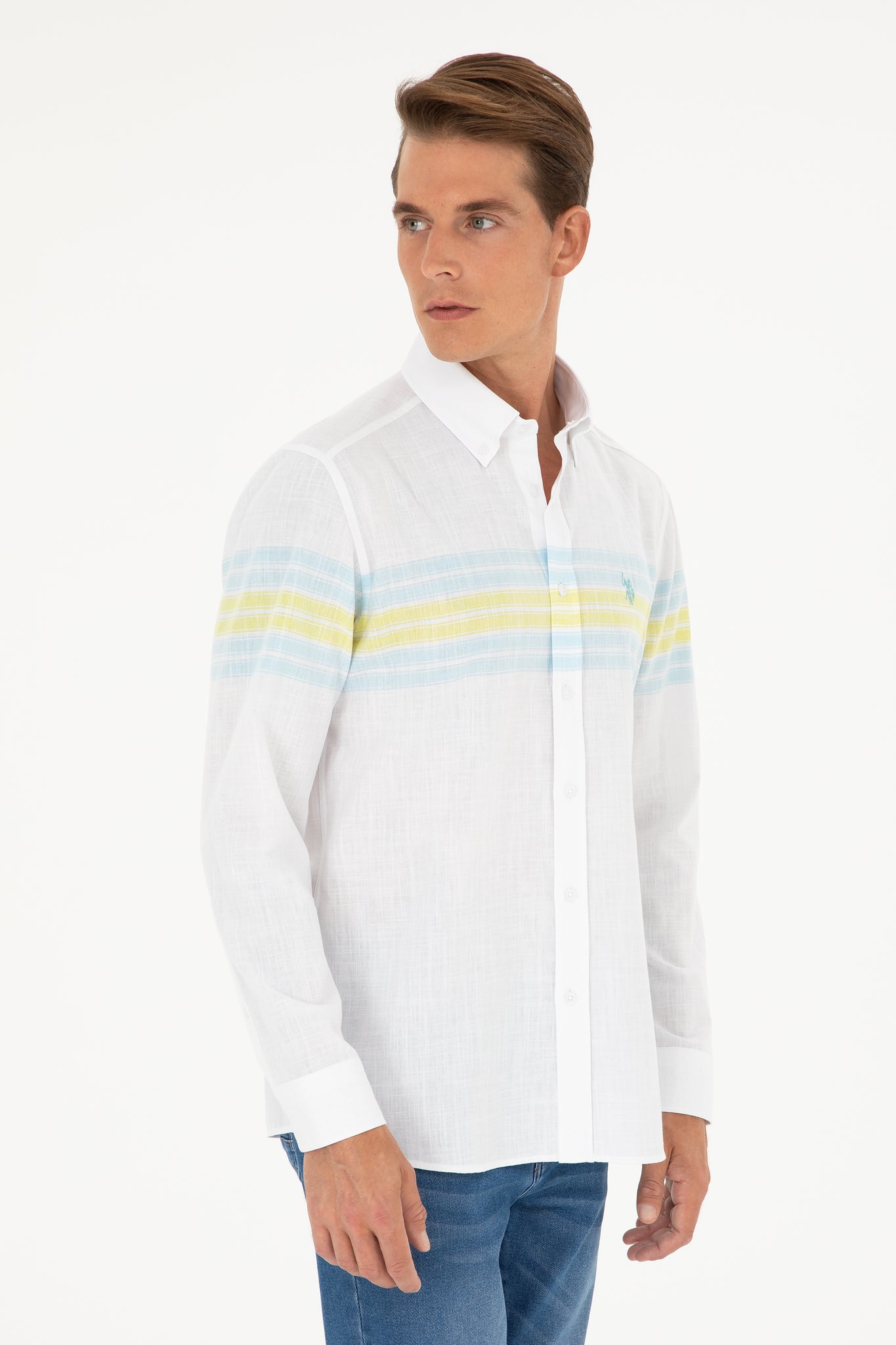 Men's Mint Long Sleeve Shirt