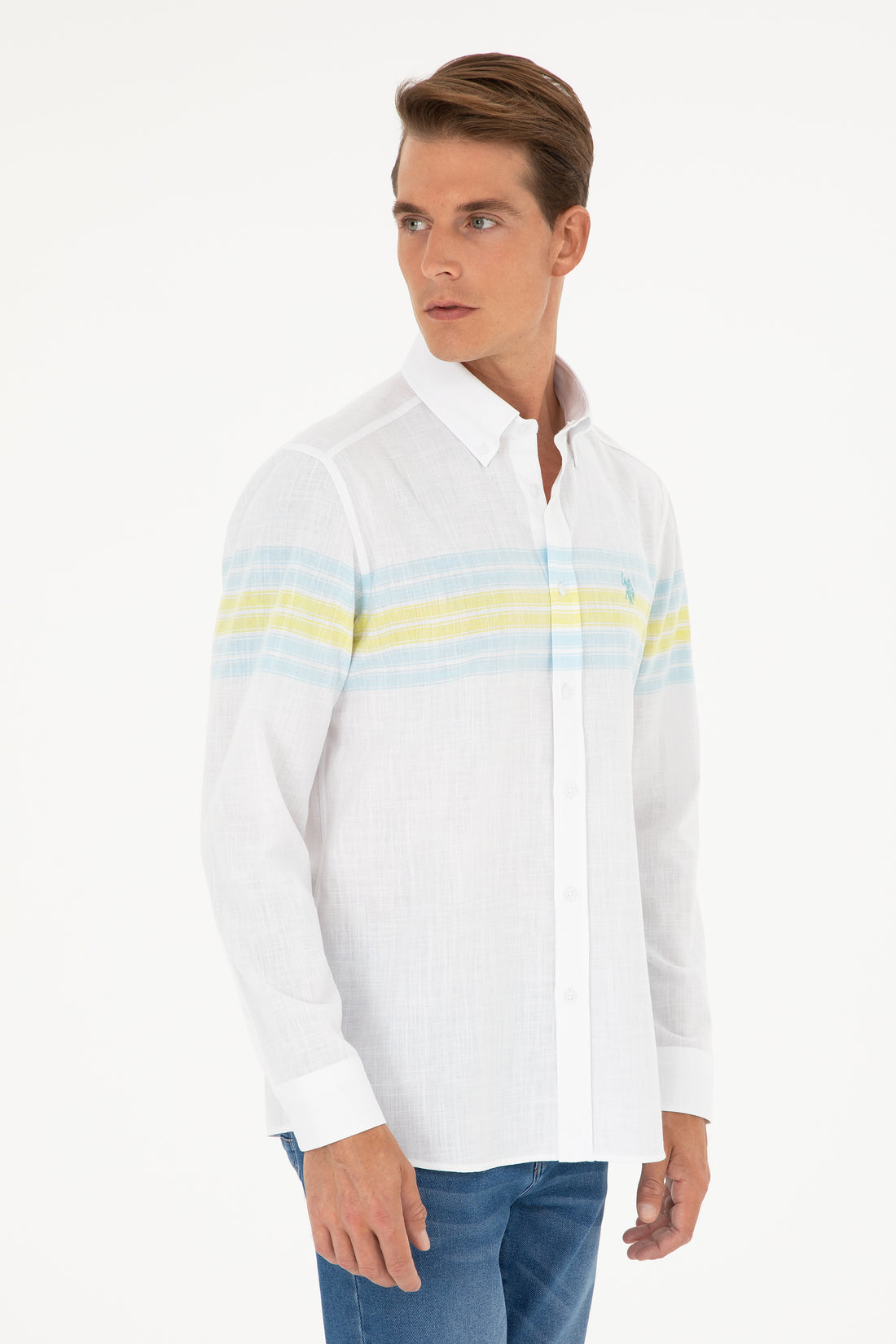 Men's Mint Long Sleeve Shirt